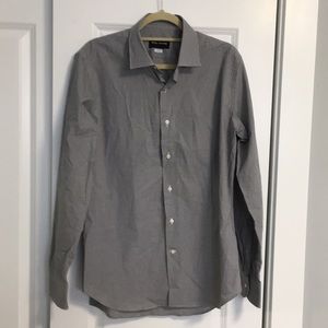 Wall and Water mini check dress shirt